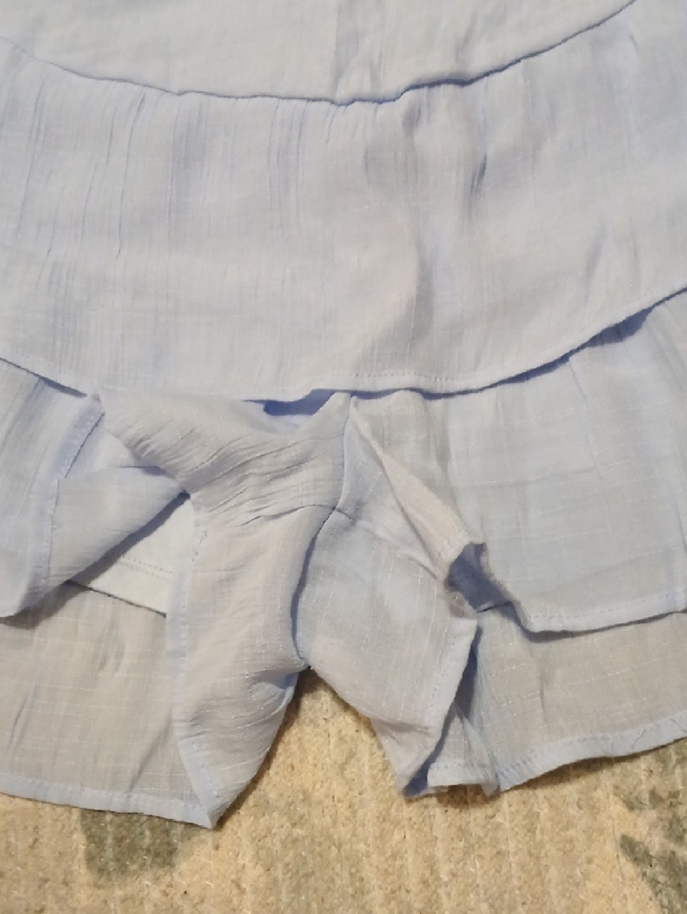 Love Tree Light Blue Ruffle Skort - Picture 2 of 9